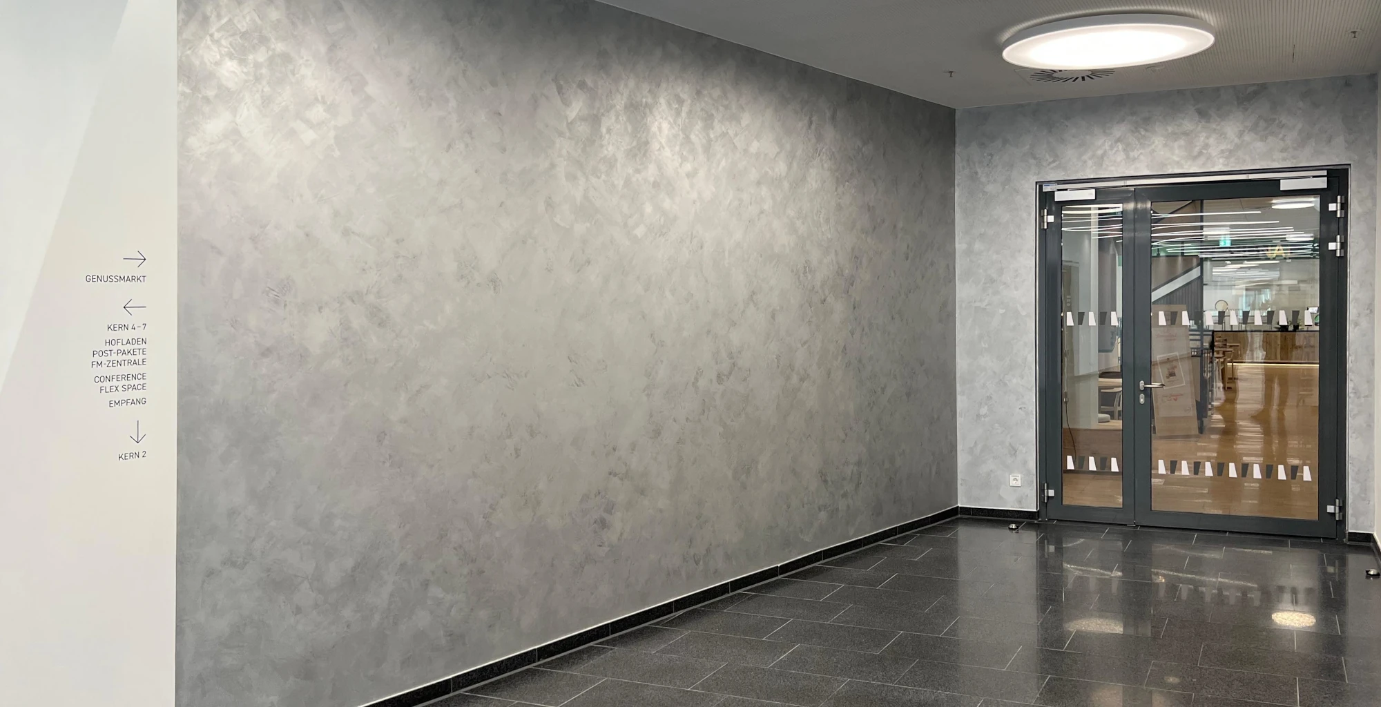 Spachteltechnik Wand