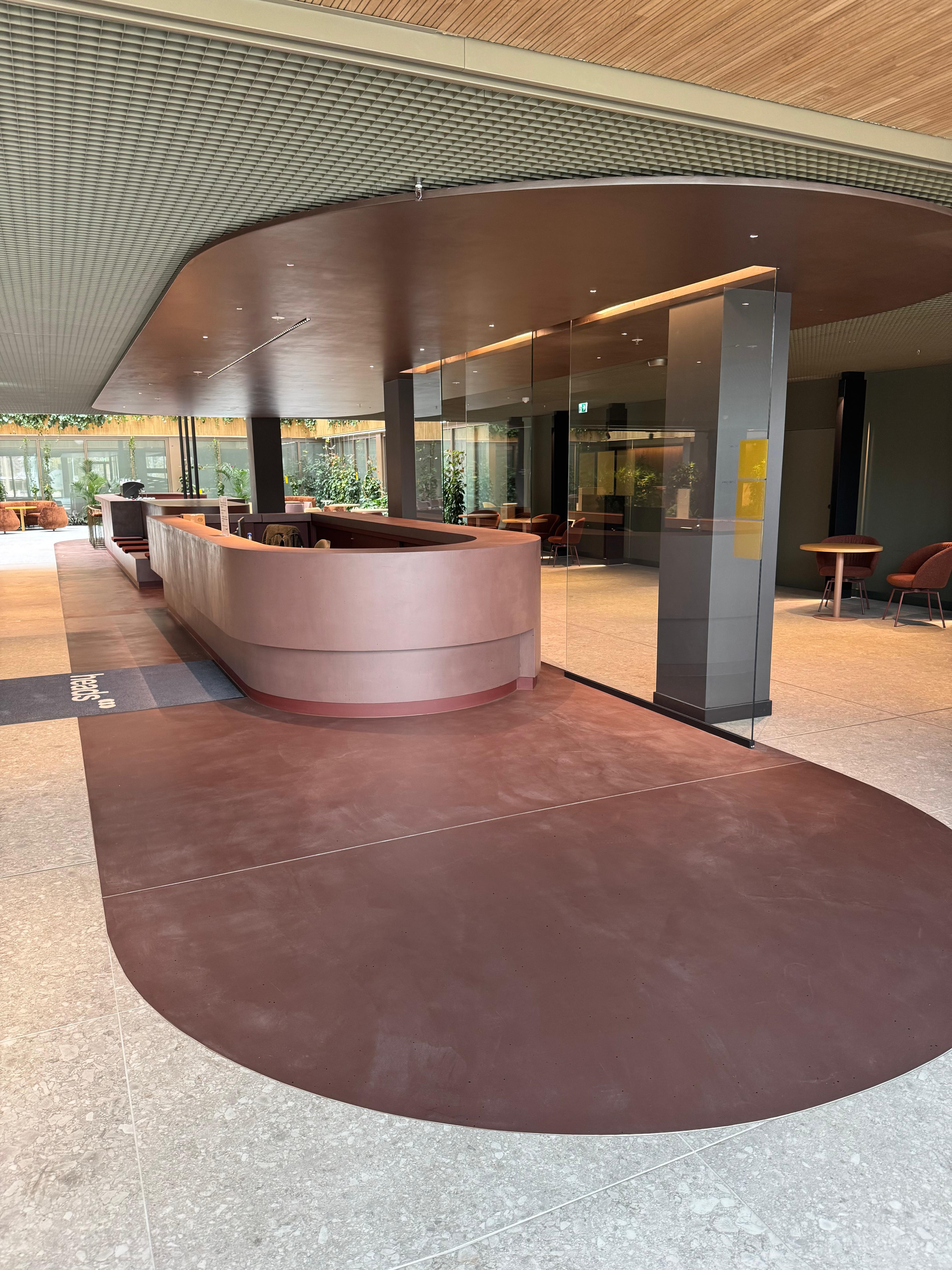 Fertiggestellter Mikrozement Bar-Bereich